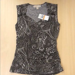 ✨NWT MICHAEL Michael Kors Paisley Top✨